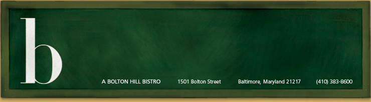 The b-bistro specials board